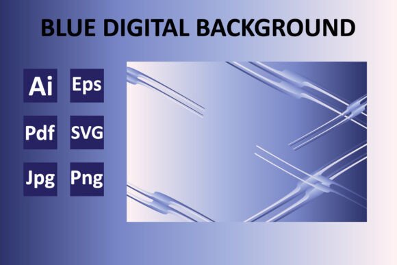 Blue Digital Background: A Gateway to the Future of Design