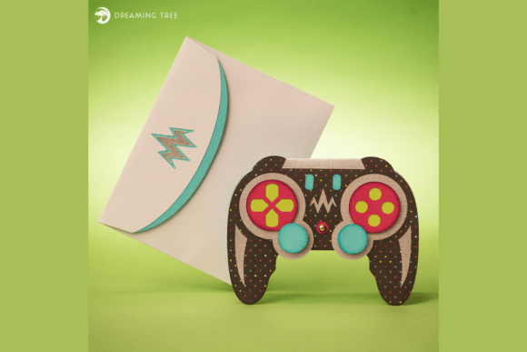 Gaming Gift Card Holder SVG