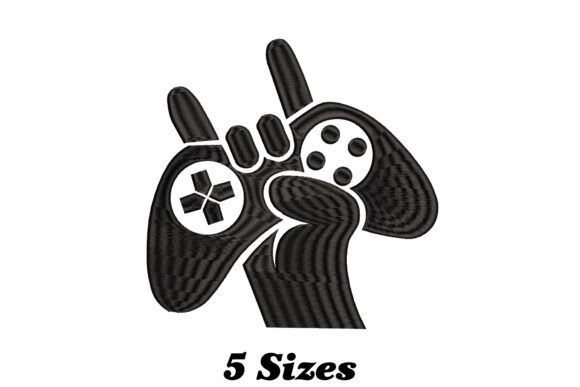 Hands Holding Gaming Controller Joystick