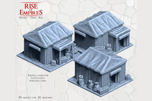 Houses Set for Medieval Village Builds
