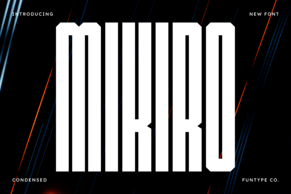 Mikiro: The Bold, Futuristic Font That Demands Attention