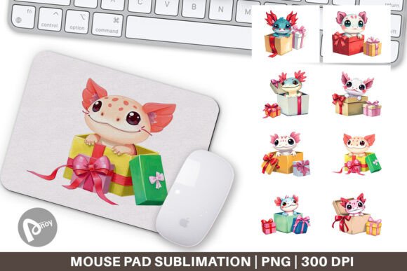 Mouse Pad Axolotl Gift: Creative Desk Essentials