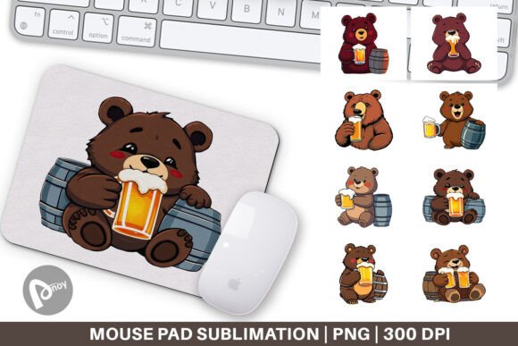 Mouse Pad Bear Beer Day: A Unique Fusion of Comfort and Creativity