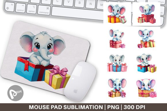 Mouse Pad Elephant Gift