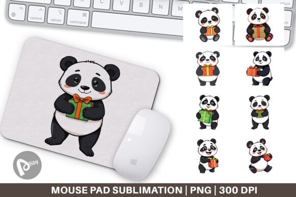 Mouse Pad Gift Panda: A Fresh Take on Sublimation Mouse Pads for Your Desk
