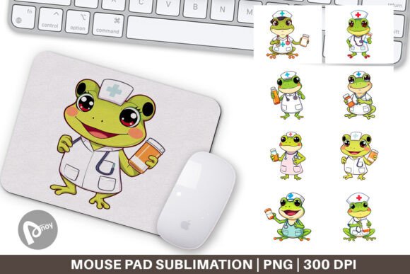 Mouse Pad Nurse Frog: A Stylish and Functional Addition to Your Workspace