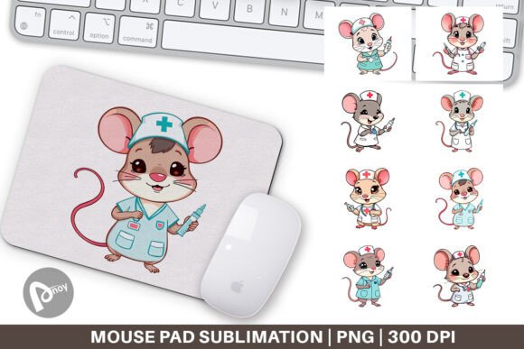 Mouse Pad Nurse Mouse: Boost Productivity and Style