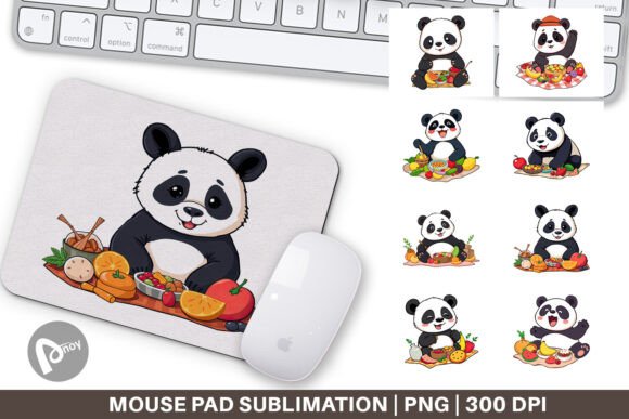 Mouse Pad Picnic Panda: Creative Desk Upgrade