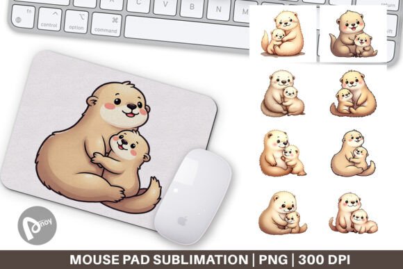 Mouse Pad Sea Otter Mother's Day: A Stylish and Functional Addition to Your Workspace
