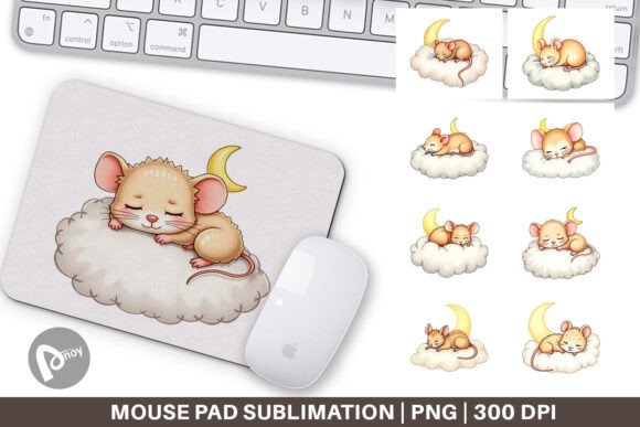 Mouse Pad Sleepy Mouse Cloud: A Stylish and Functional Addition to Your Workspace