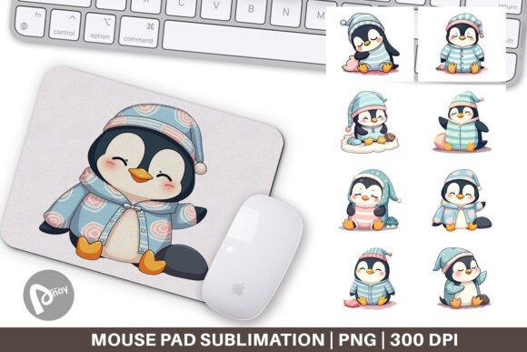 Mouse Pad Sleepy Penguin: A Cute and Functional Desk Essential