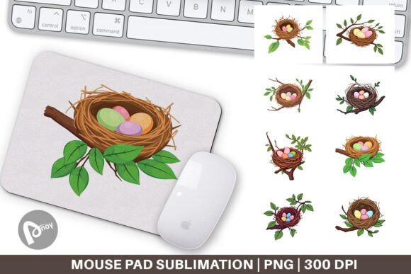 Mouse Pad Spring Nest: Style Meets Comfort for Your Desk