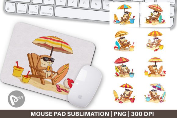 Mouse Pad Summer Otter: A Stylish and Functional Addition to Your Workspace