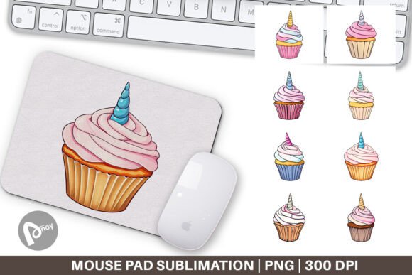Mouse Pad Unicorn Cupcake: A Whimsical Boost for Your Workspace