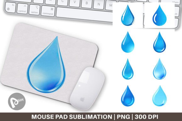 Mouse Pad Water Droplet Designs: How Sublimation Printing Transforms Your Workspace into a Productivity Haven