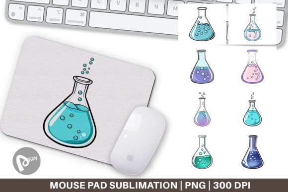 Science Beaker Mouse Pad: Style Meets Utility