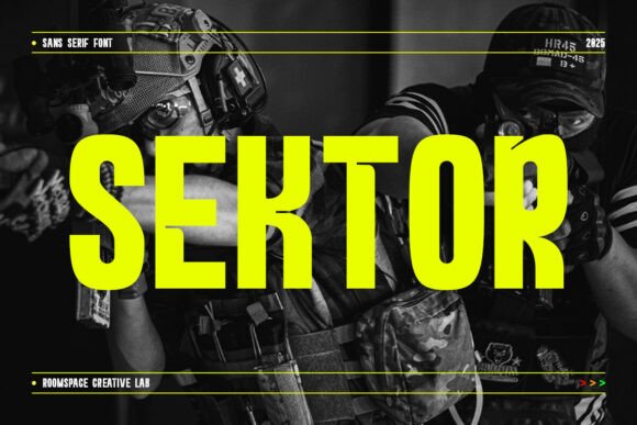 Sektor: The Bold Typeface That Commands Attention