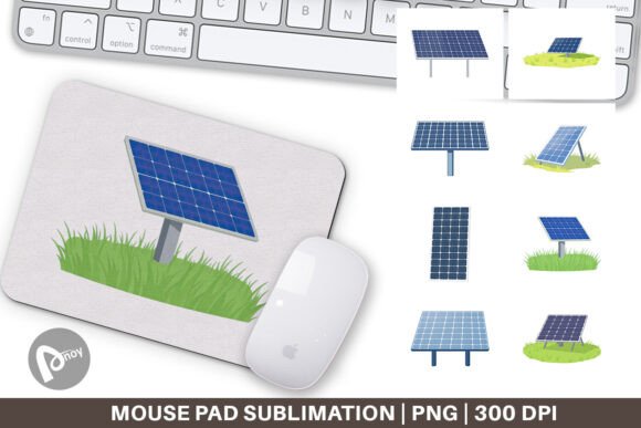 Sublimation Mouse Pad & Solar Panel Designs
