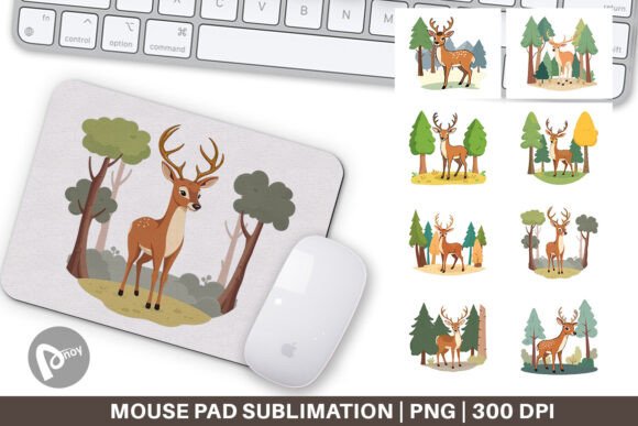 The Mouse Pad Forest Deer: A Creative Approach to Desk Comfort and Aesthetics