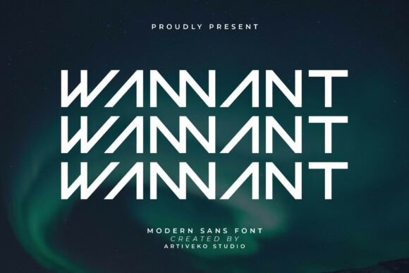 Wannant: A Modern Sans Serif Font for Digital Design